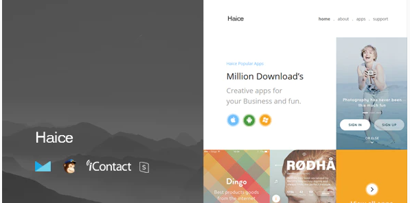 Haice Mail - Responsive E-mail Template + Online Access