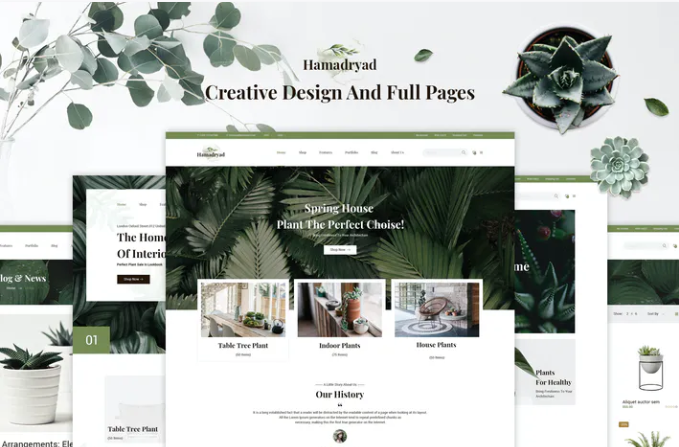 Hamadriad - Ecommerce PSD Template