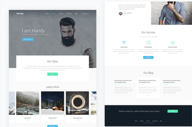 Handy — Portfolio PSD Template