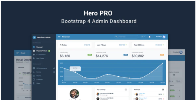 Hero PRO - Bootstrap 4 Admin Dashboard Theme