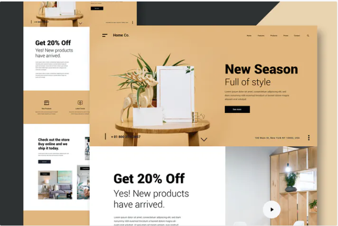 Home & Furniture - PSD Website