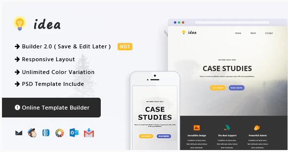 Idea - Responsive Email and Newsletter Template