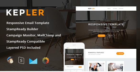 Kepler - Responsive Email + StampReady Builder