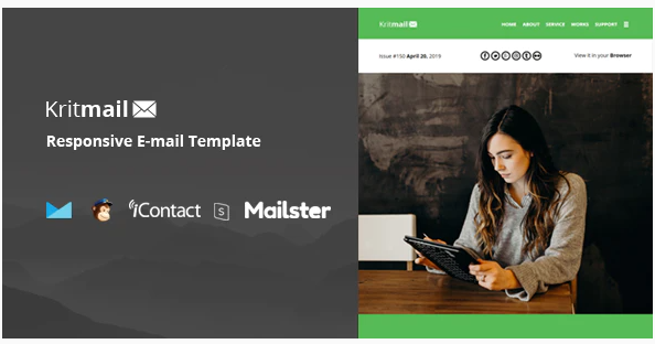Krit Mail - 40+ Modules + Online Access + Mailster + MailChimp