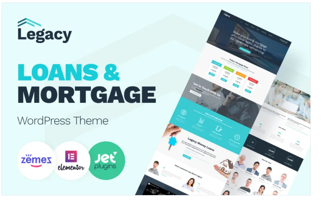 Legacy - Estate and Mortgage WordPress Theme