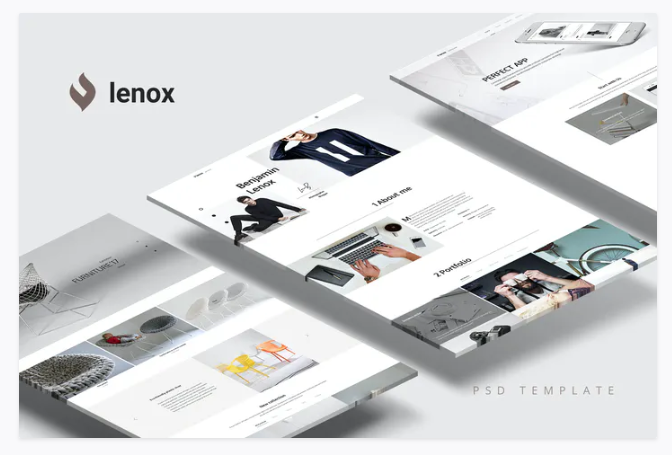 Lenox — Creative MultiConcept PSD Template