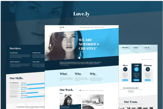 Lovely - PSD Template