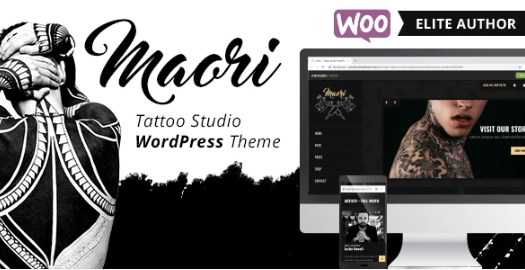 Product Image - Maori – Tattoo Studio WordPress Theme