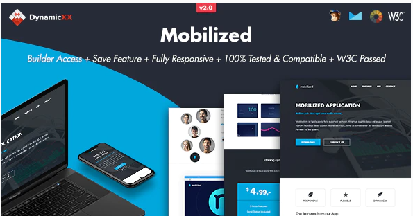 Mobilized - Responsive Email + Online Template Builder