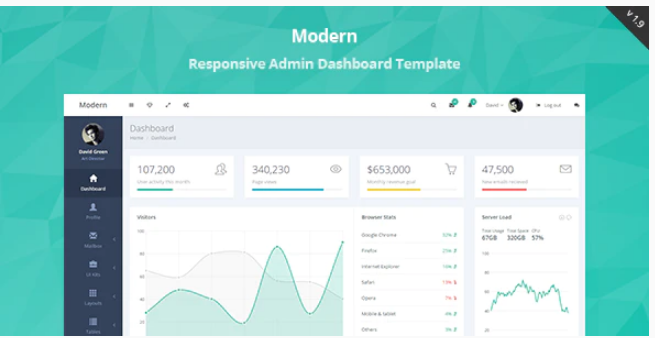 Modern - Responsive Admin Dashboard Template