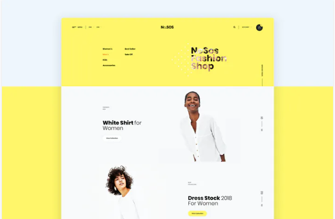 Ne17 - Fashion Ecommerce PSD template