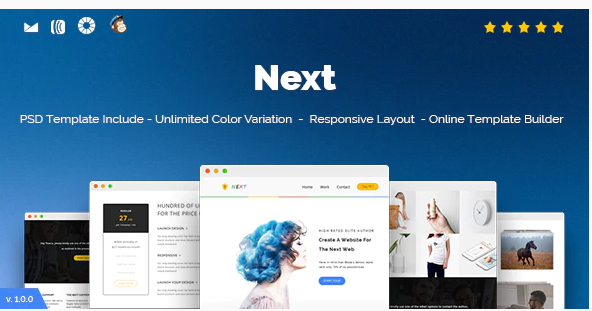 Next - Responsive Email and Newsletter Template