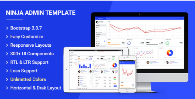 Ninja - Responsive Admin Dashboard Template