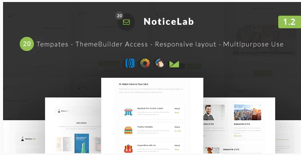 NoticeLab - Email Notification Templates + Builder