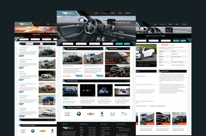 Orthon - Auto Dealer Website PSD Template