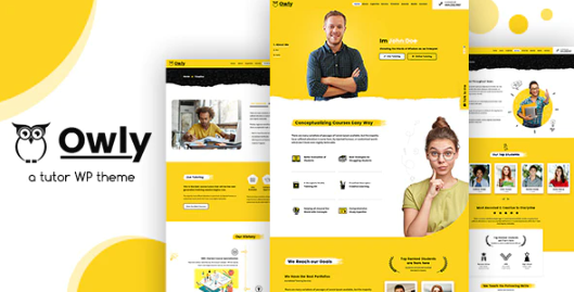 Product Image - Owly – elearning Education, Tutor WordPress Theme 2.3