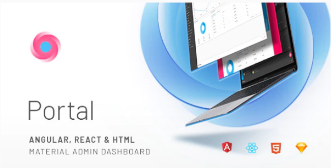 Portal - Angular, React & HTML Material Admin Template