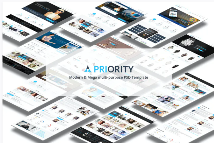 Priority | Multi-Purpose PSD Template