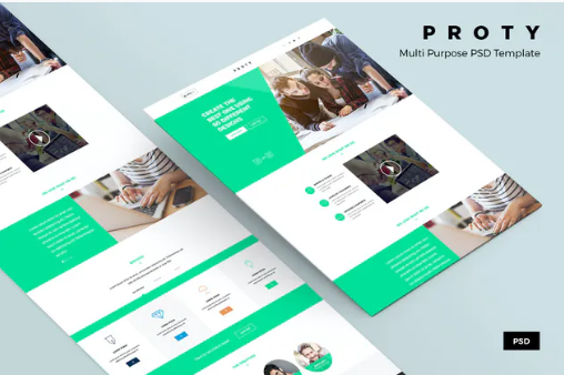 Proty – Multipurpose PSD Website Template