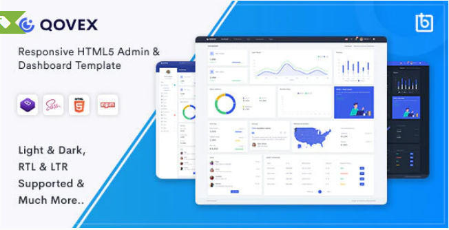 Qovex - Admin & Dashboard Template