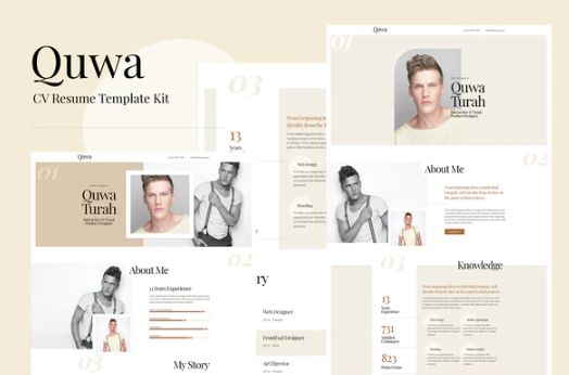Quwa - CV Resume Template Kit