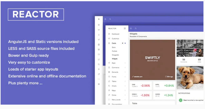 Reactor - Bootstrap Admin Template