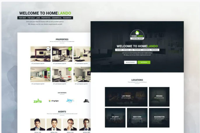 Real Estate PSD Template