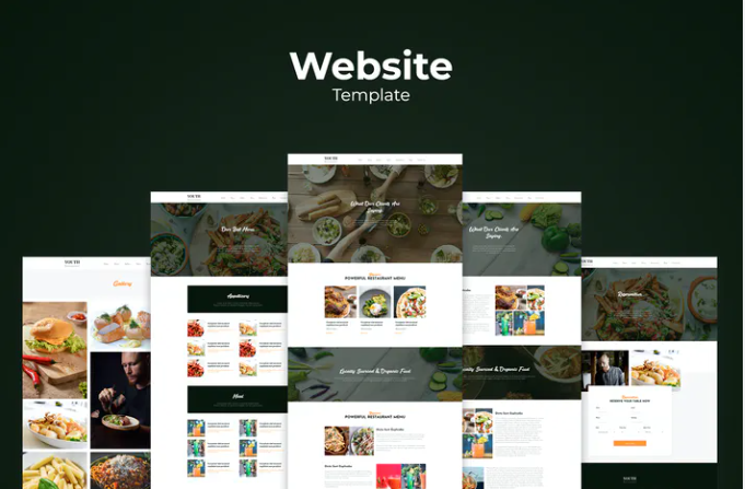 Resto & Cafe Website PSD Templates