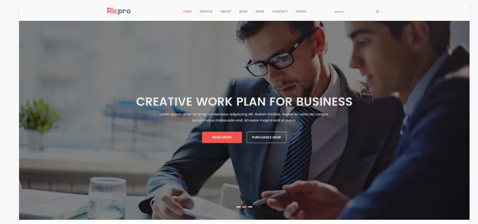 Ricpro - Corporate PSD Template