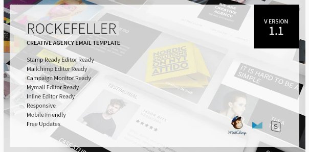 Rockefeller - Creative Agency Responsive Email Template