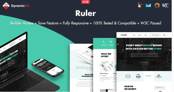 Ruler - Responsive Email + Online Template Builder