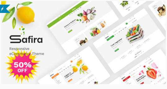Safira - Food & Organic WordPress Theme