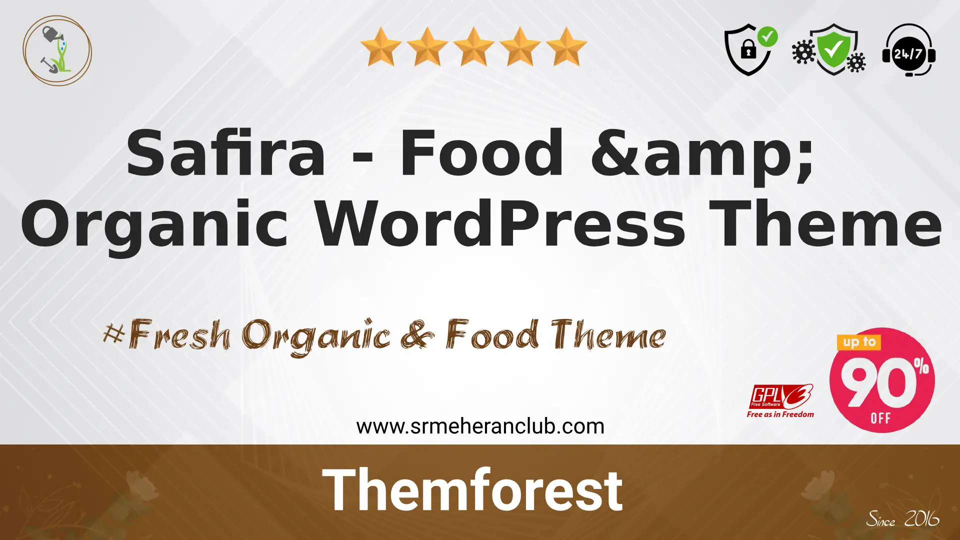 Safira – Food & Organic WordPress Theme