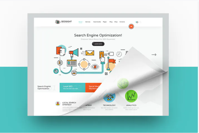 Seosight Website PSD Template