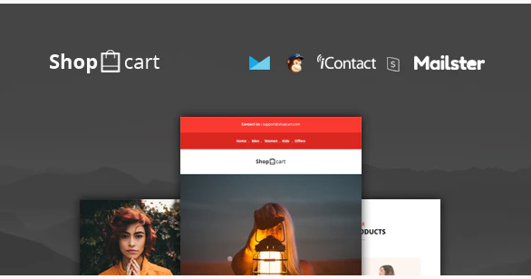 Shopcart - 35+ Modules Responsive E-mail Template + Online Access