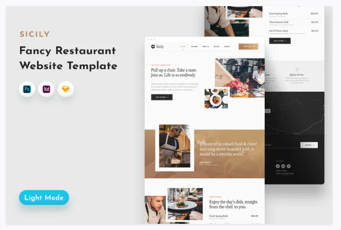 Sicily Restaurant Template