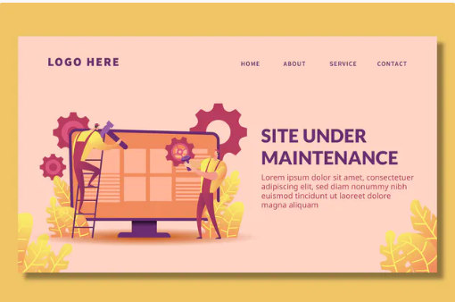 Site Maintenance - Landing Page