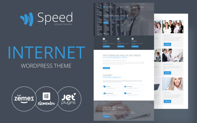 Product Image - Speed – Internet Theme with Elementor Builder WordPress Theme