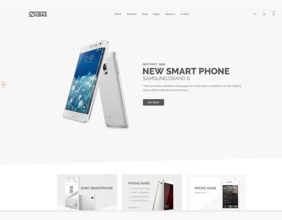 Subas - eCommerce PSD Template