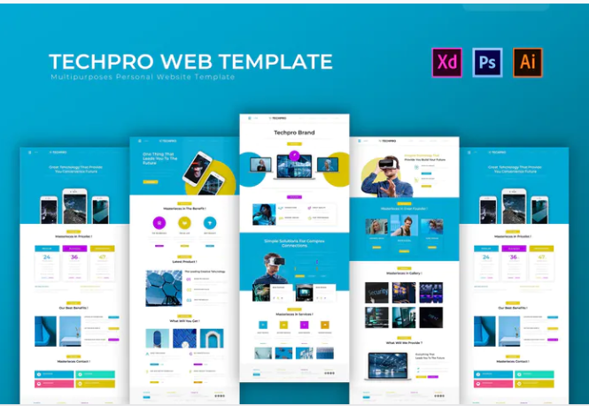Techpro | PSD Web Template