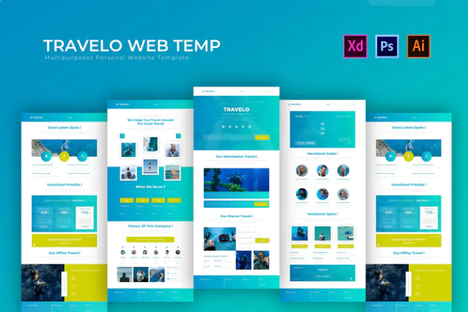Travelo | PSD Web Template