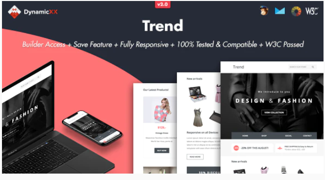 Trend - Responsive Email + Online Template Builder