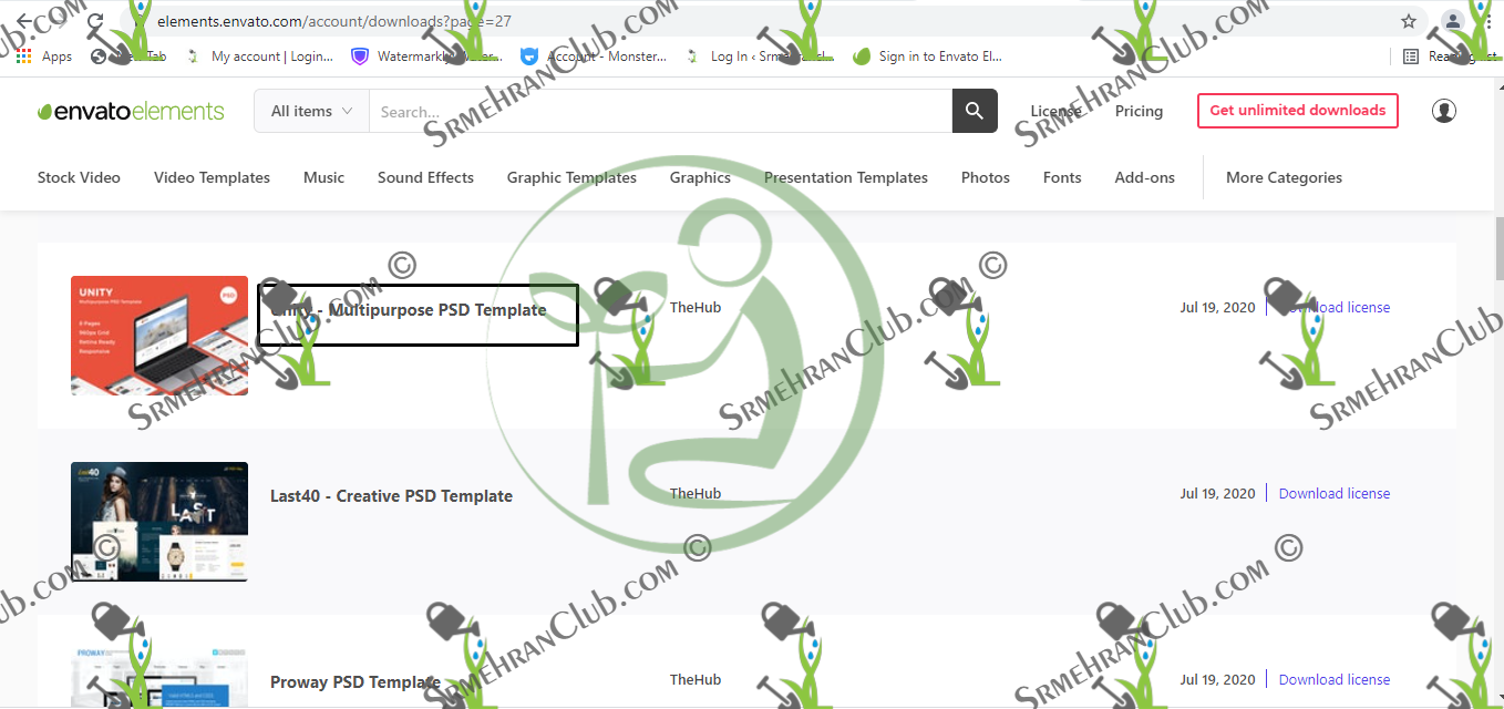Unity - Multipurpose PSD Template |Srmehranclub