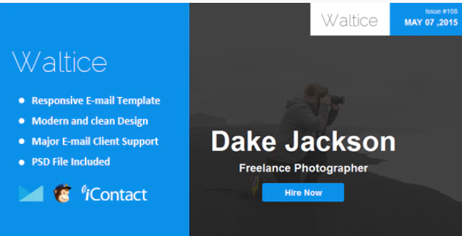 Waltice - Responsive Email + Themebuilder Access