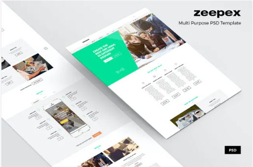 Zeepex – Portfolio PSD Website Template
