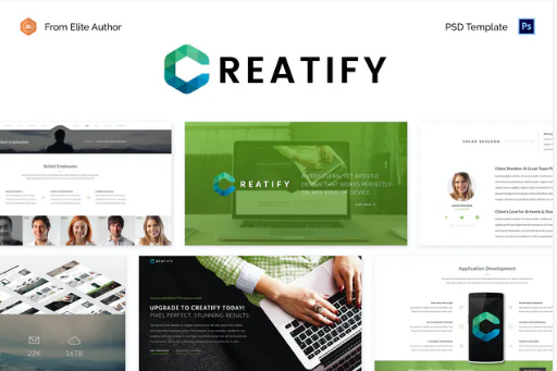 Creatify - Multipurpose Business PSD Template