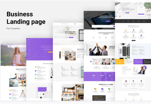 Business Landing Page Website Template