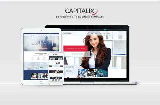Capitalix — Business Multipurpose PSD Template