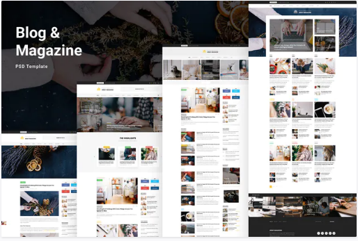 Great Magazine - Psd Template