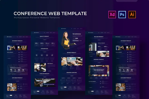 The Conferences | PSD Web Template